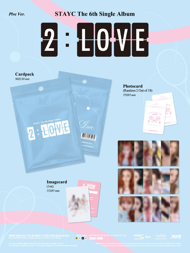 STAYC - 2:LOVE [6th Single Album] (PLVE ver)