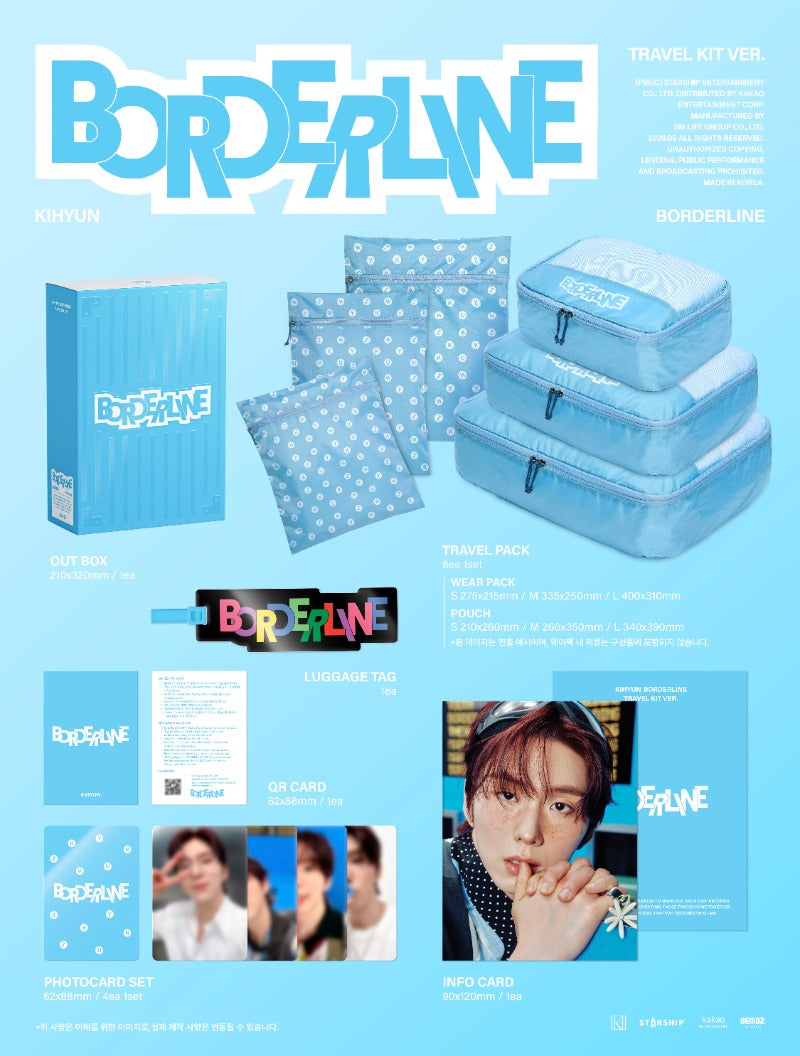KIHYUN - BORDERLINE (Travel Kit ver)