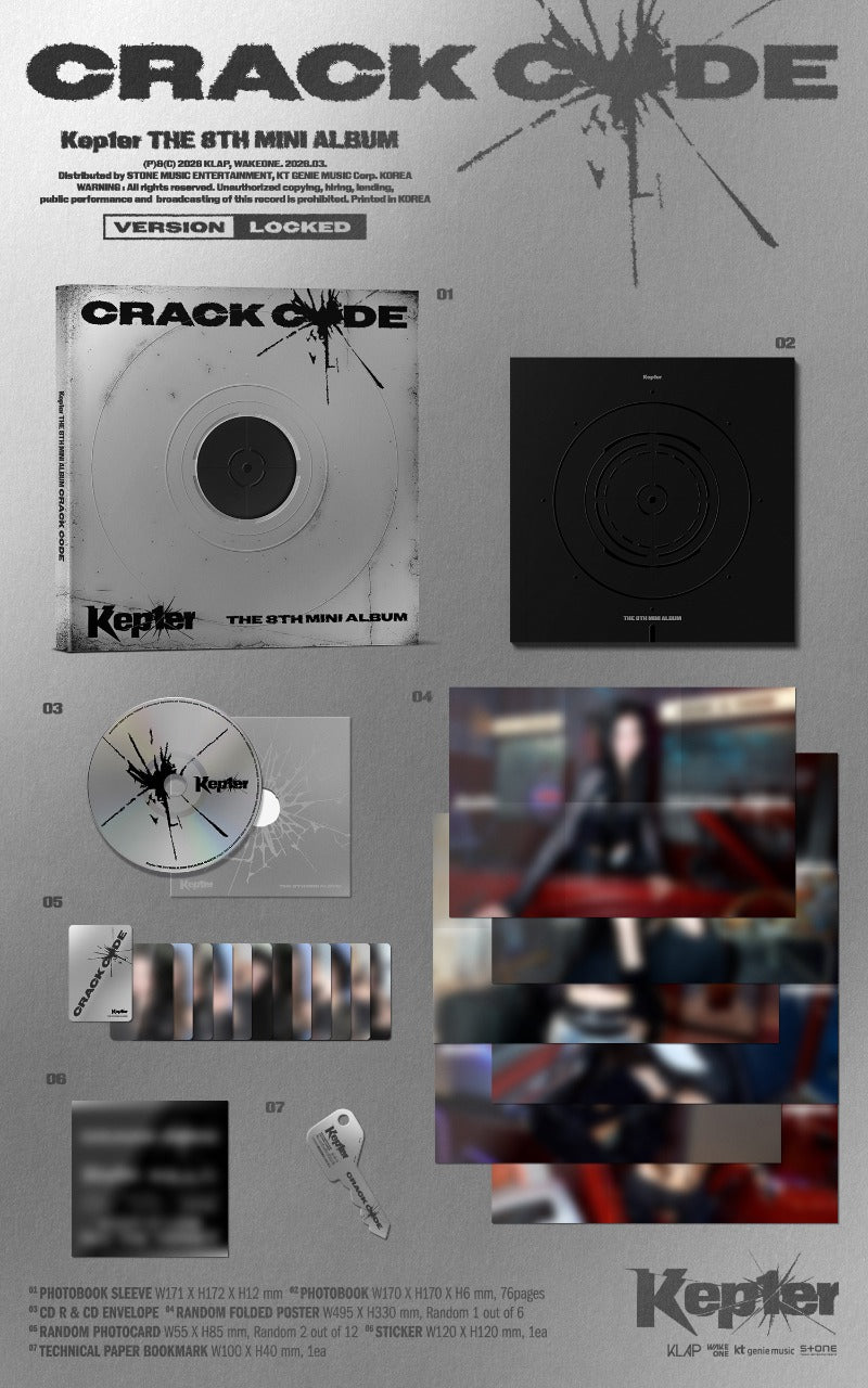 KEP1ER - Crack Code [8th Mini Album] (Photobook ver)