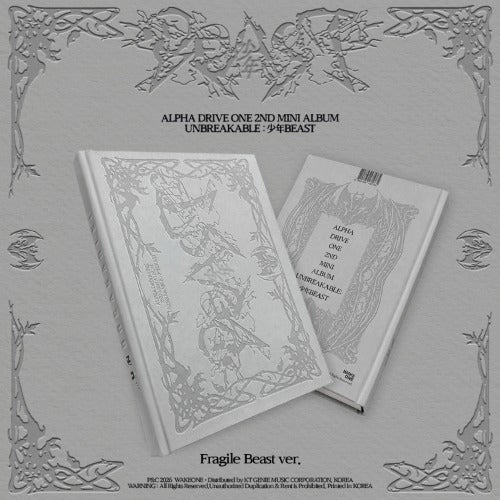 (Supplier/Kpop Together POB) ALPHA DRIVE ONE - UNBREAKABLE : 少年 BEAST [2nd Mini Album] (Fragile Beast ver)