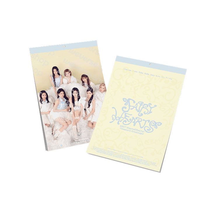 (Supplier/Weverse POB) HEARTS2HEARTS - 2027 Season's Greetings (Kit/Wall Calendar)
