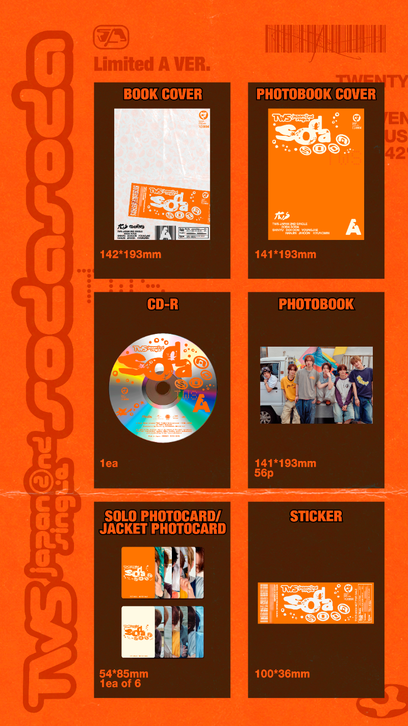 TWS - SODA SODA [Japan 2nd Single Album] (Limited A/B ver)