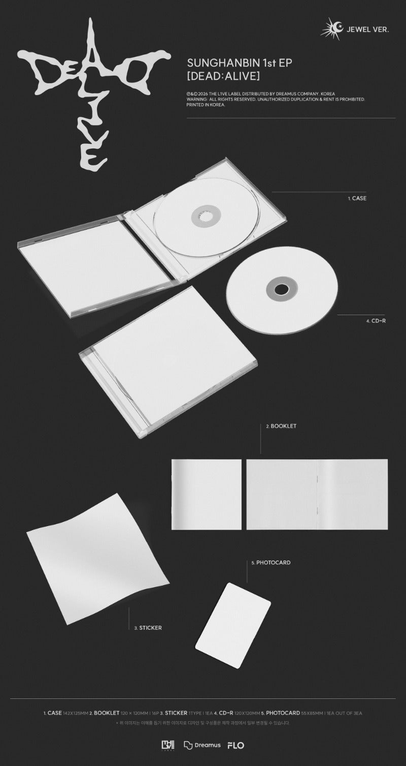 SUNG HANBIN - DEAD:ALIVE [1st Mini Album] (Jewel Ver)