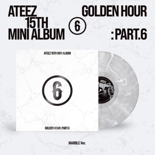 (Supplier/muvve POB) ATEEZ - Golden Hour Pt. 6 [15th Mini Album] (LP Vinyl ver) (Marble)