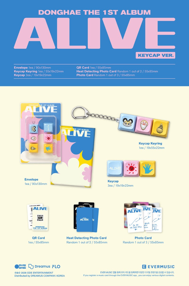 (Supplier/Applemusic) Super Junior Donghae - Alive [1st Album] (Keycap ver)