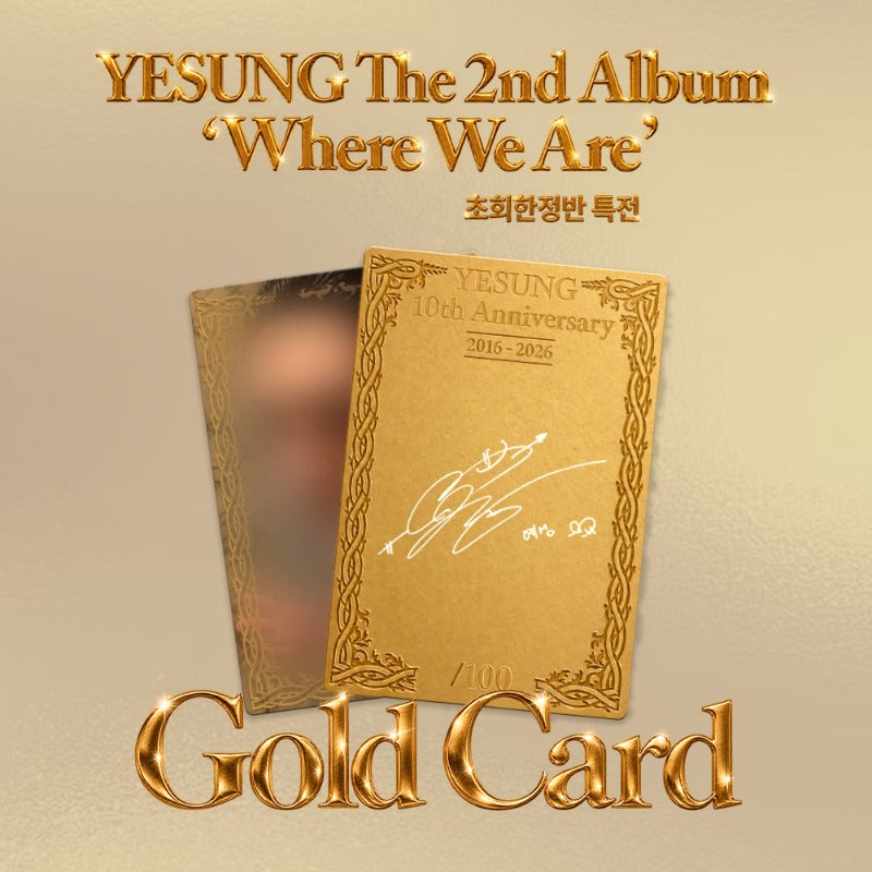 (Supplier/Applemusic POB) YESUNG - Where We Are [2nd Album] (Photobook ver)