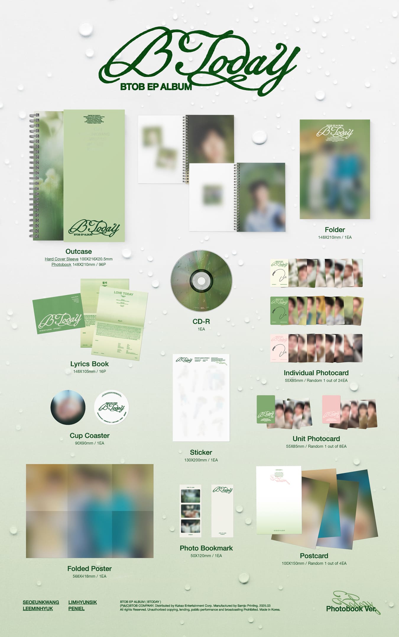 BTOB - BTOday [13th Mini Album] (Photobook ver)