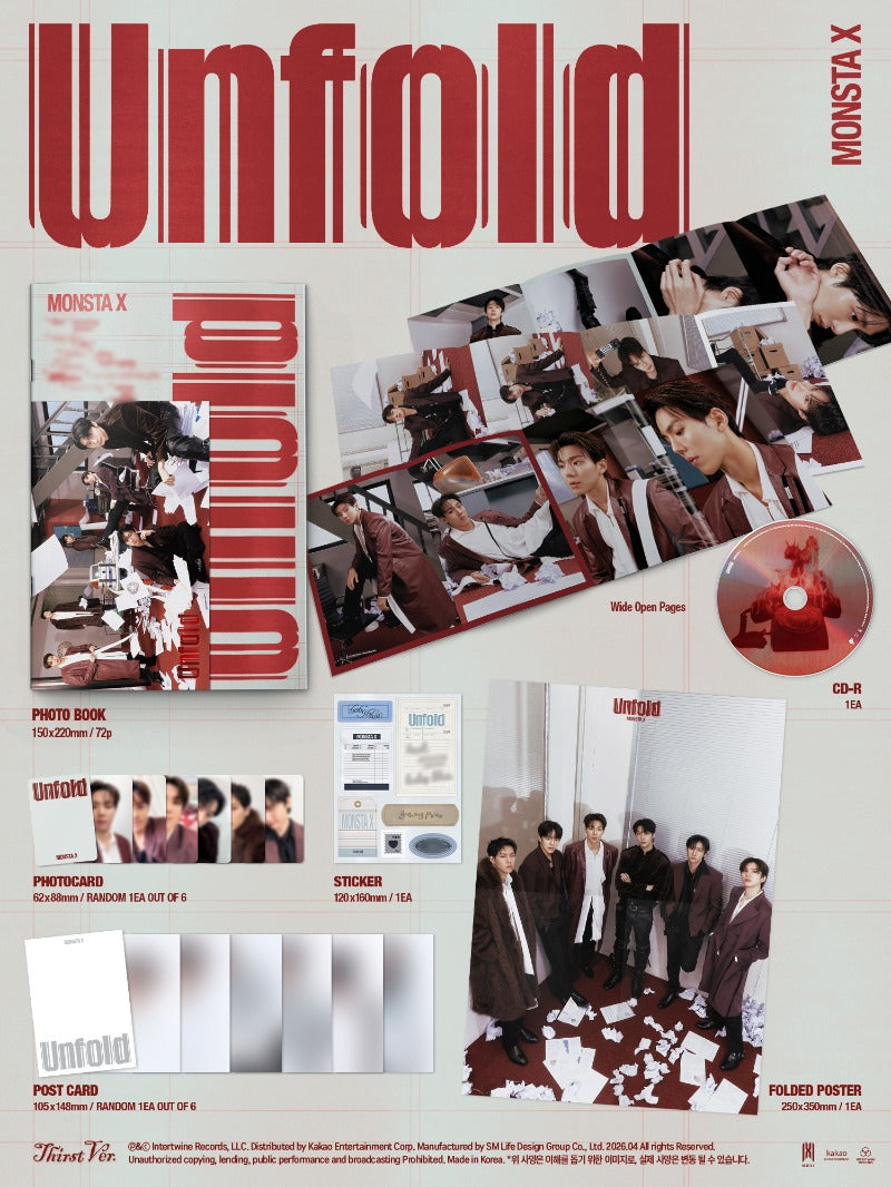MONSTA X - Unfold (Photobook ver)