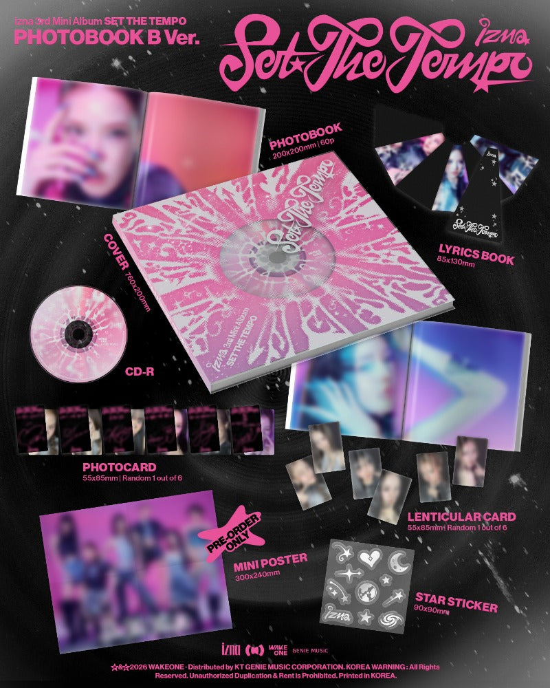 IZNA - Set The Tempo [3rd Mini Album] (Photobook ver)