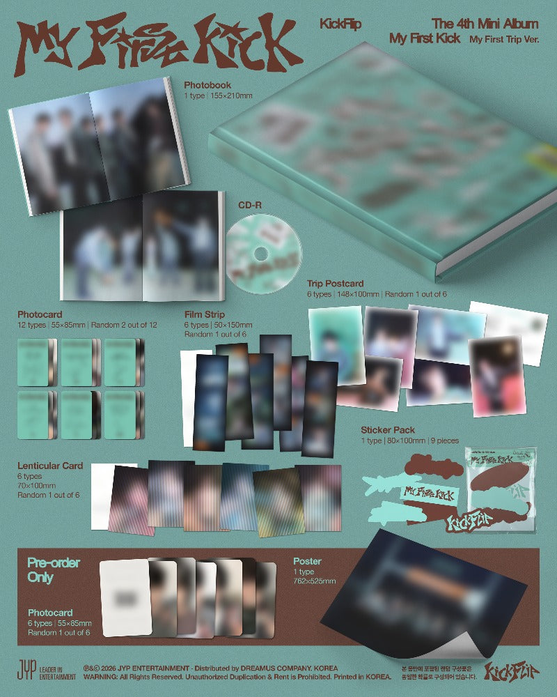 (Supplier/Applemusic) KickFlip - My First Kick [4th Mini Album] (My First Trip ver)
