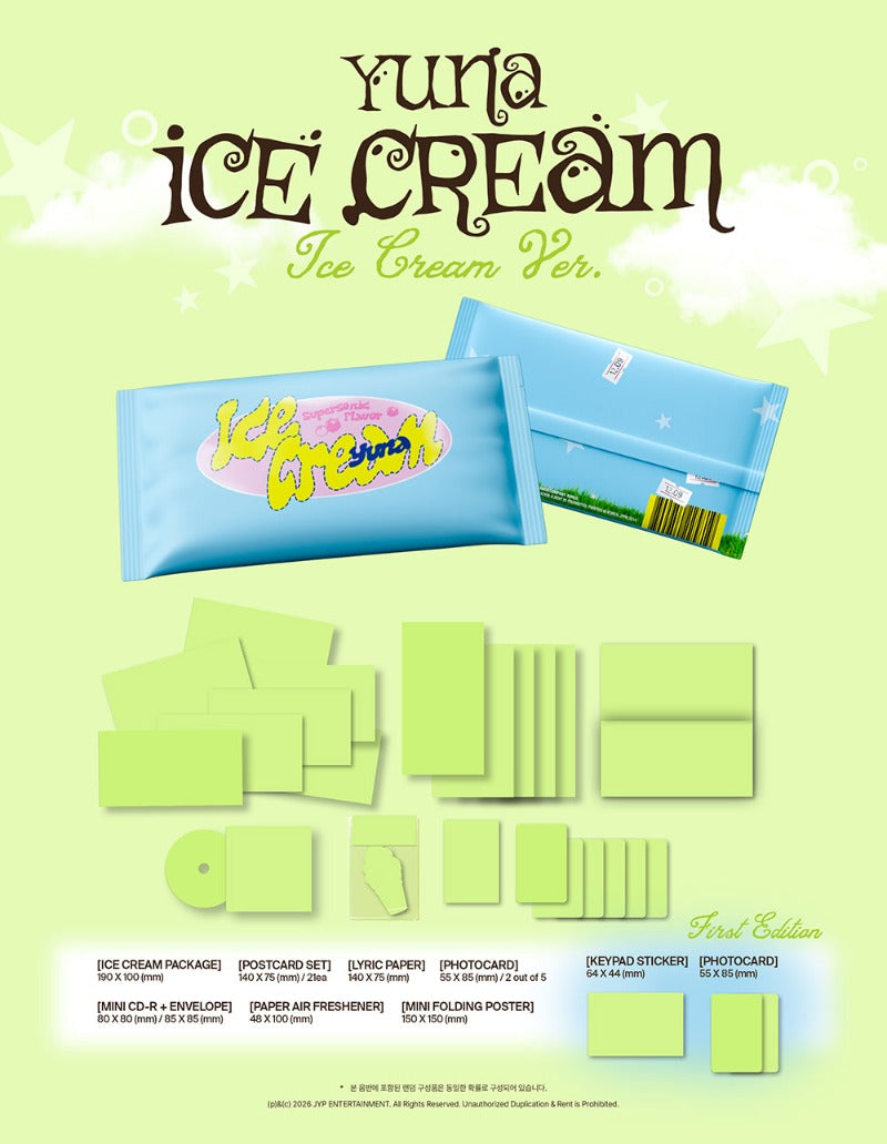 (Supplier/Applemusic) YUNA - Ice Cream [1st Mini Album] (Ice Cream ver)