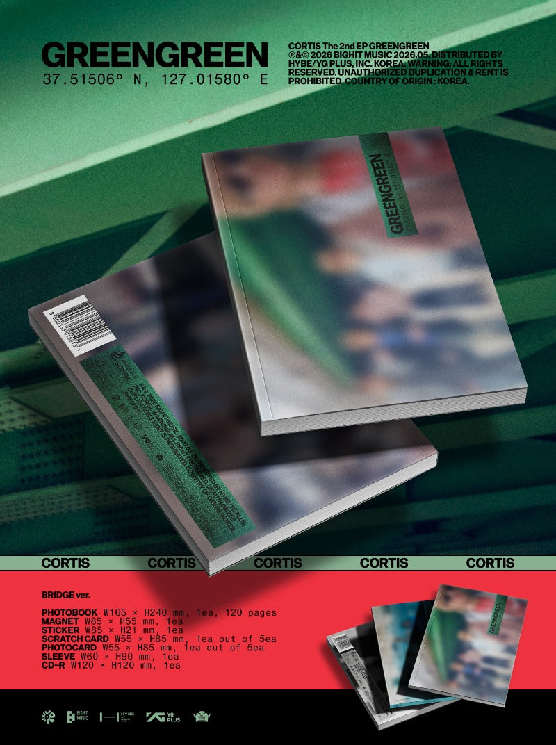 CORTIS - GreenGreen [2nd EP Album] (Photobook ver)