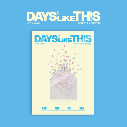 (Supplier/Applemusic/Fansshop/Aladin POB) DAY6  - 2027 Season's Greetings 'Days Like This'