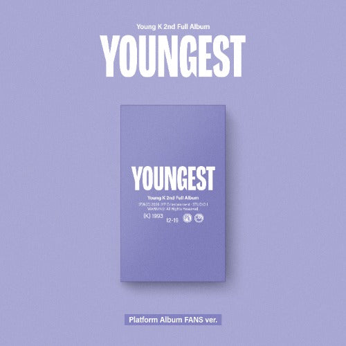 YOUNG K - YOUNGEST [2nd Full Album] (Platform Album FANS ver)