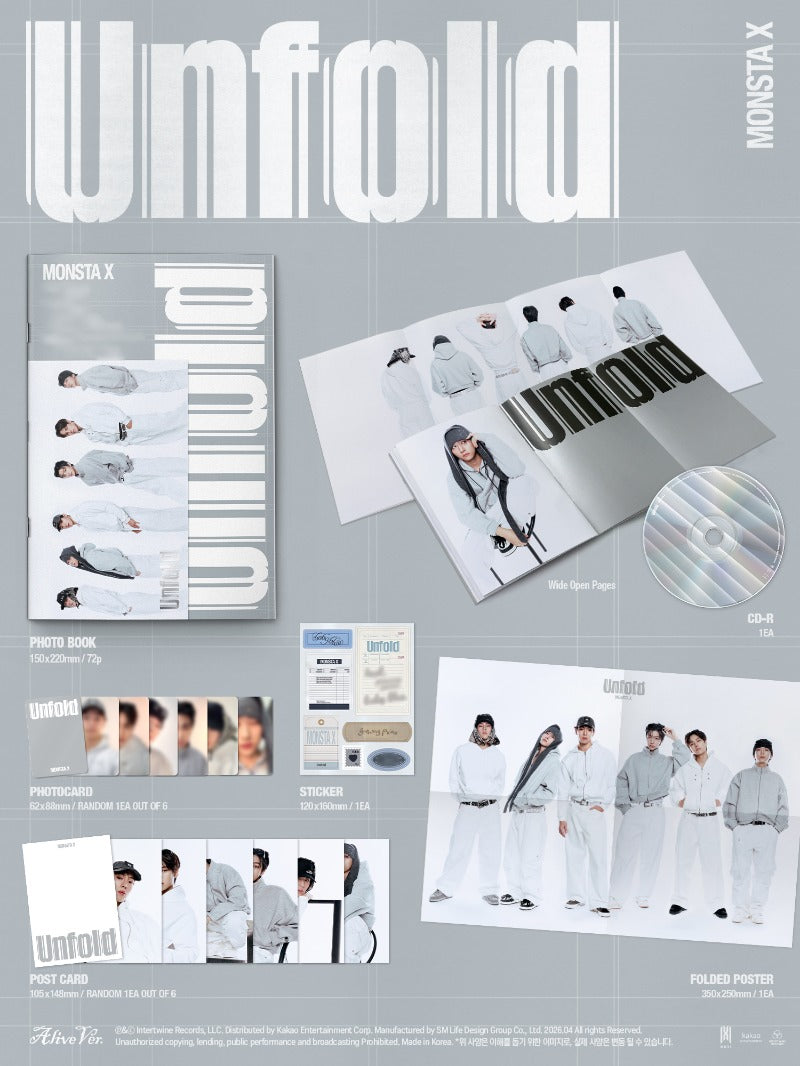 MONSTA X - Unfold (Photobook ver)