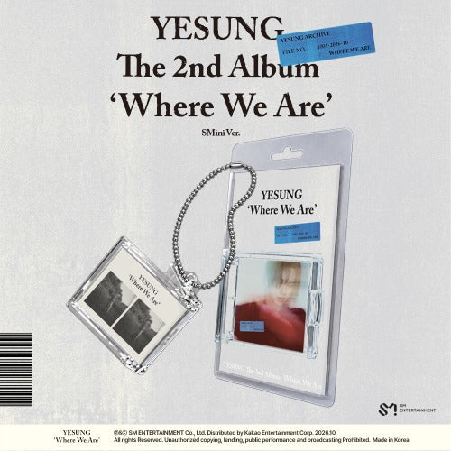 (Supplier/Applemusic POB) YESUNG - Where We Are [2nd Album] (SMini ver)