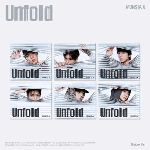 MONSTA X - Unfold (Digipack ver) (Limited ver)