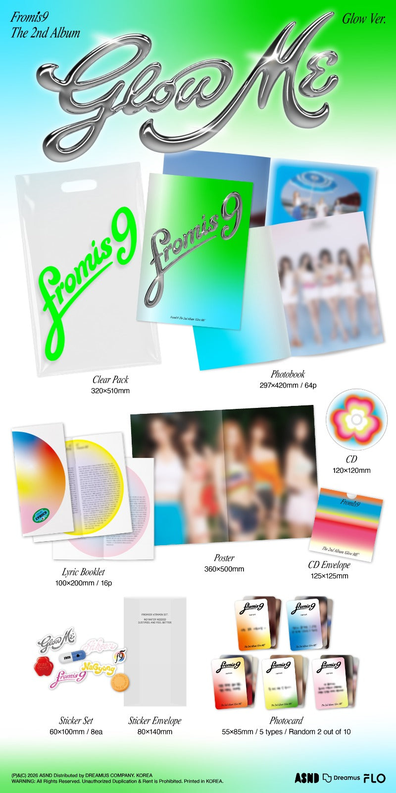 fromis_9 - Glow ME [2nd Full Album] (Glow ver)