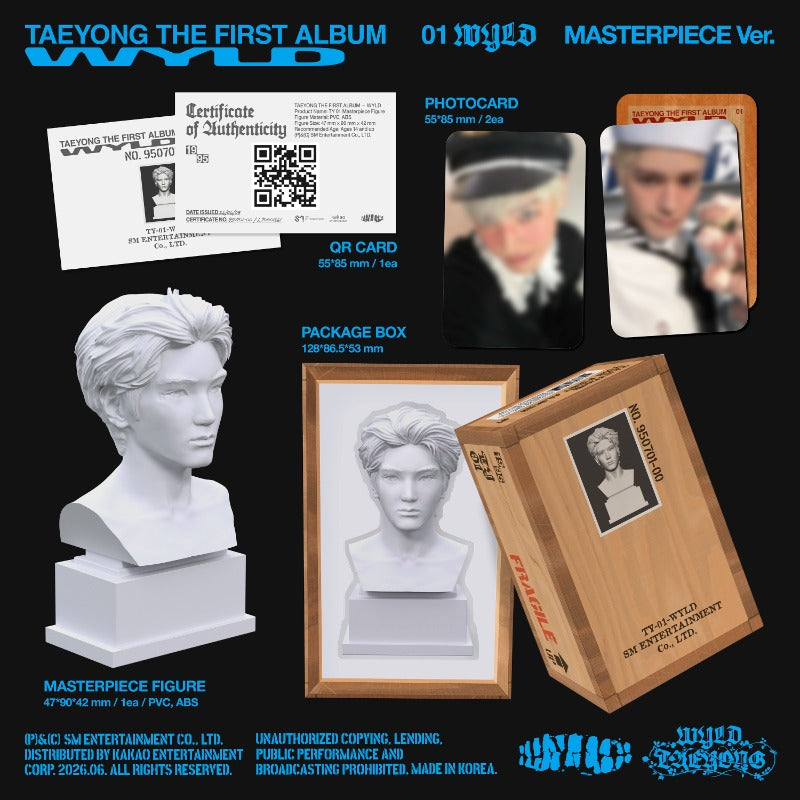 NCT TAEYONG - WYLD [1st Full Album] (WYLD Book ver) (Masterpiece ver) (Limited)
