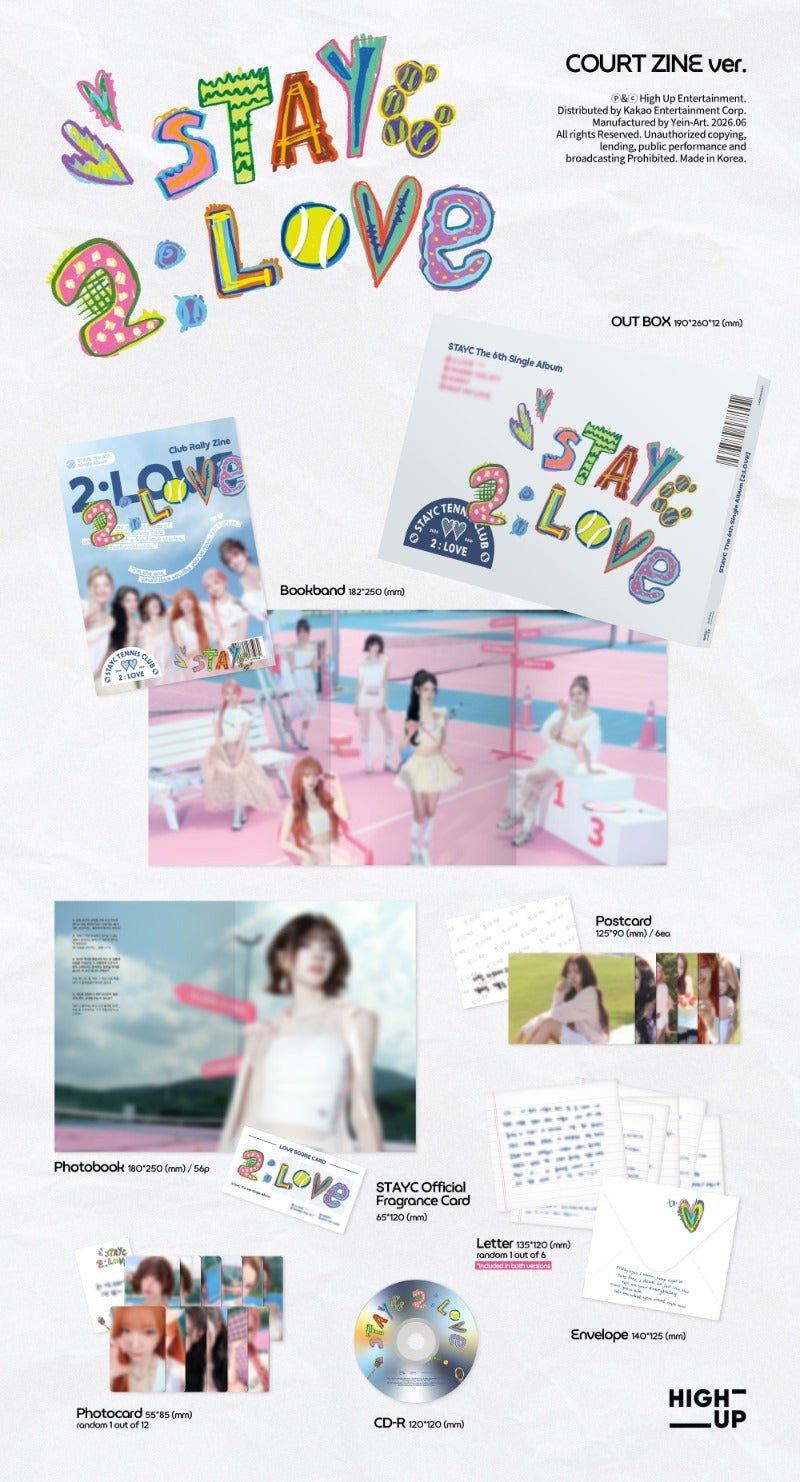 (Supplier/Applemusic) STAYC - 2:LOVE [6th Single Album] (COURT ZINE / PLAYER PROFILE ver)