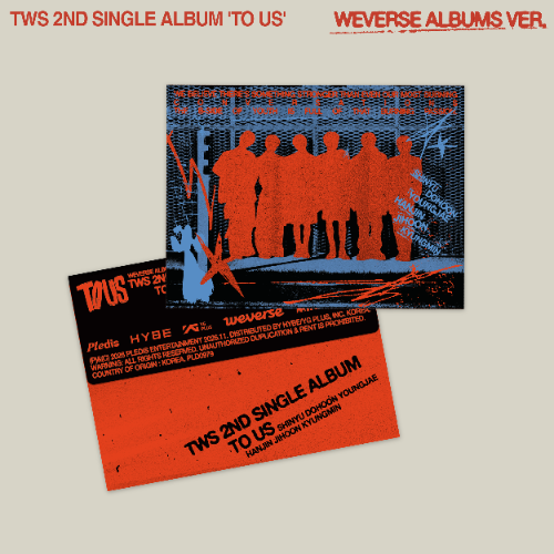 (Supplier/Weverse POB) TWS - TO US [2nd Single Album] (Weverse Albums ver)