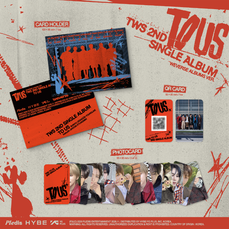 (Supplier/Weverse POB) TWS - TO US [2nd Single Album] (Weverse Albums ver)