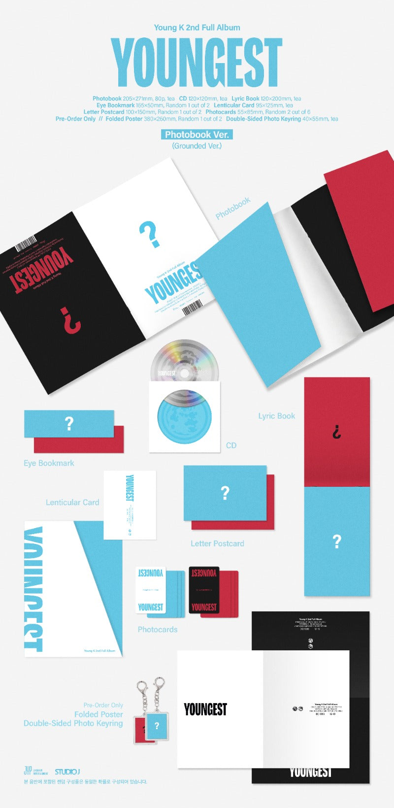 YOUNG K - YOUNGEST [2nd Full Album] (Photobook ver)