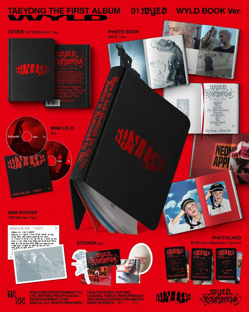 NCT TAEYONG - WYLD [1st Full Album] (WYLD Book ver)