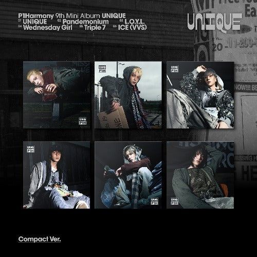 P1HARMONY - Unique [9th Mini Album] (Compact ver)
