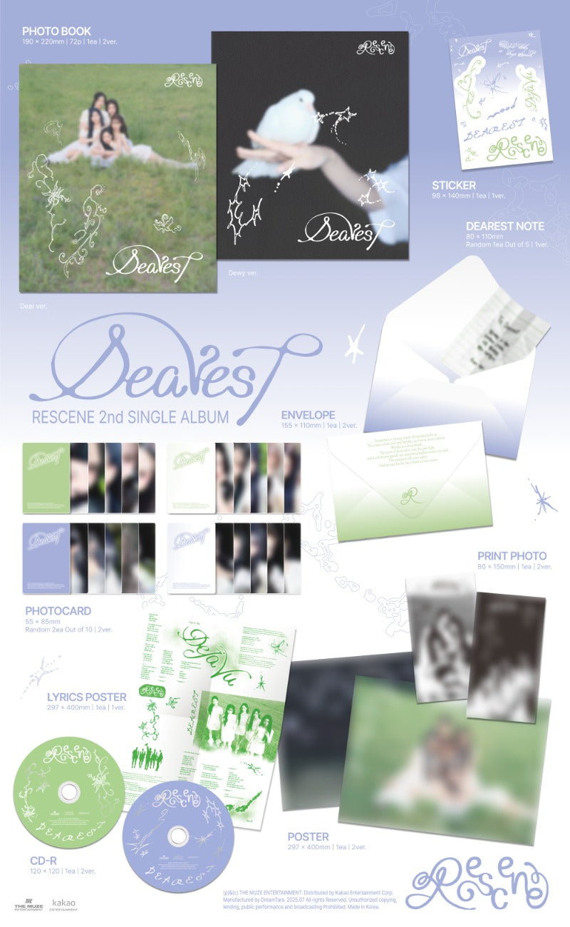 RESCENE - Dearest [2nd Single Album] (Photobook ver)
