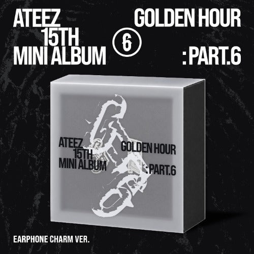 (Supplier/Withmuu POB) ATEEZ - Golden Hour Pt. 6 [15th Mini Album] (Earphone Charm ver)