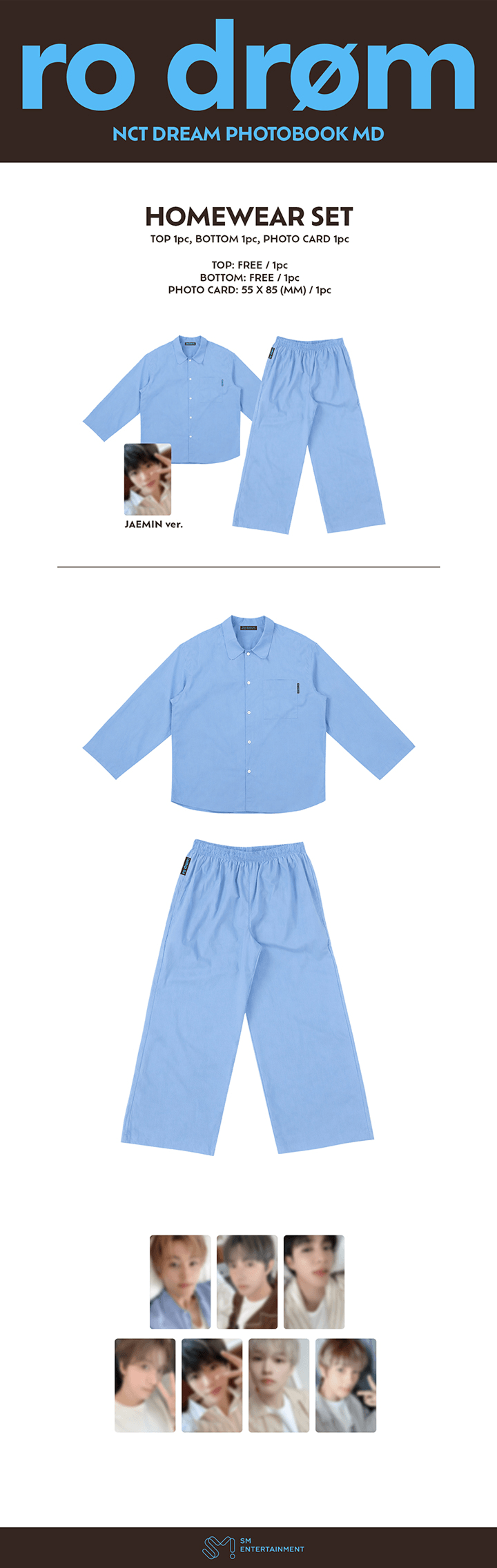 NCT DREAM - Ro drøm [Official Merchandise] (Homewear Set)