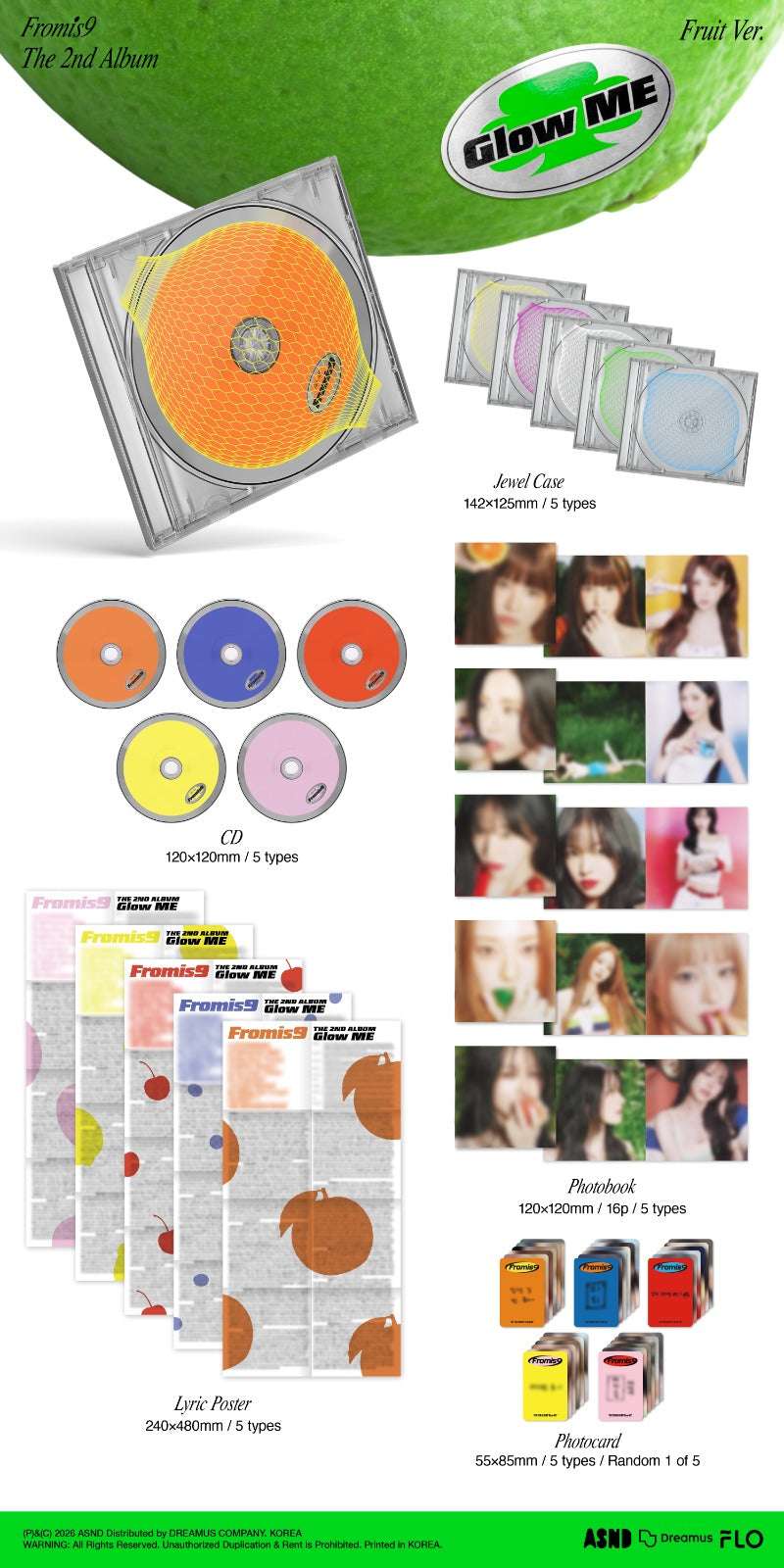 fromis_9 - Glow ME [2nd Full Album] (Fruit ver)