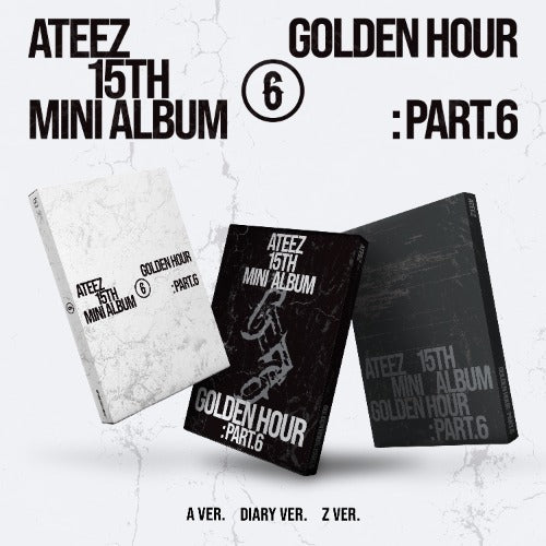 (Supplier/Applemusic/Toktoq) ATEEZ - Golden Hour Pt. 6 [15th Mini Album] (Photobook ver)