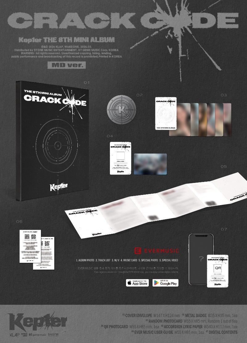 KEP1ER - Crack Code [8th Mini Album] (MD ver)