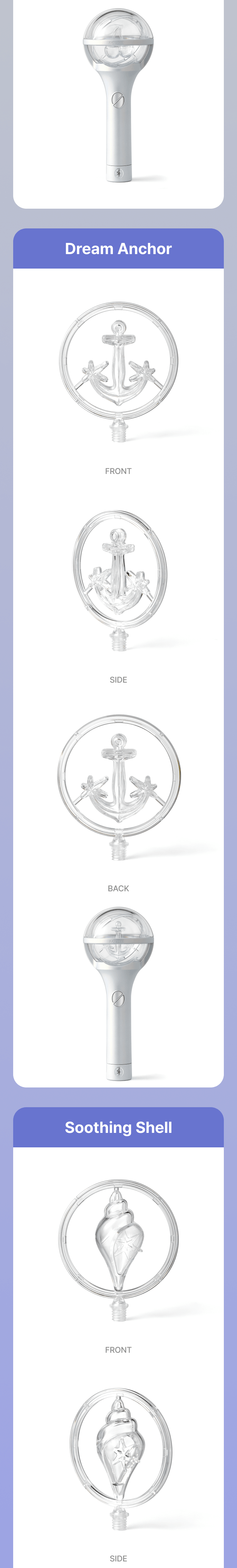 KATSEYE - Official Light Stick Dream Charm