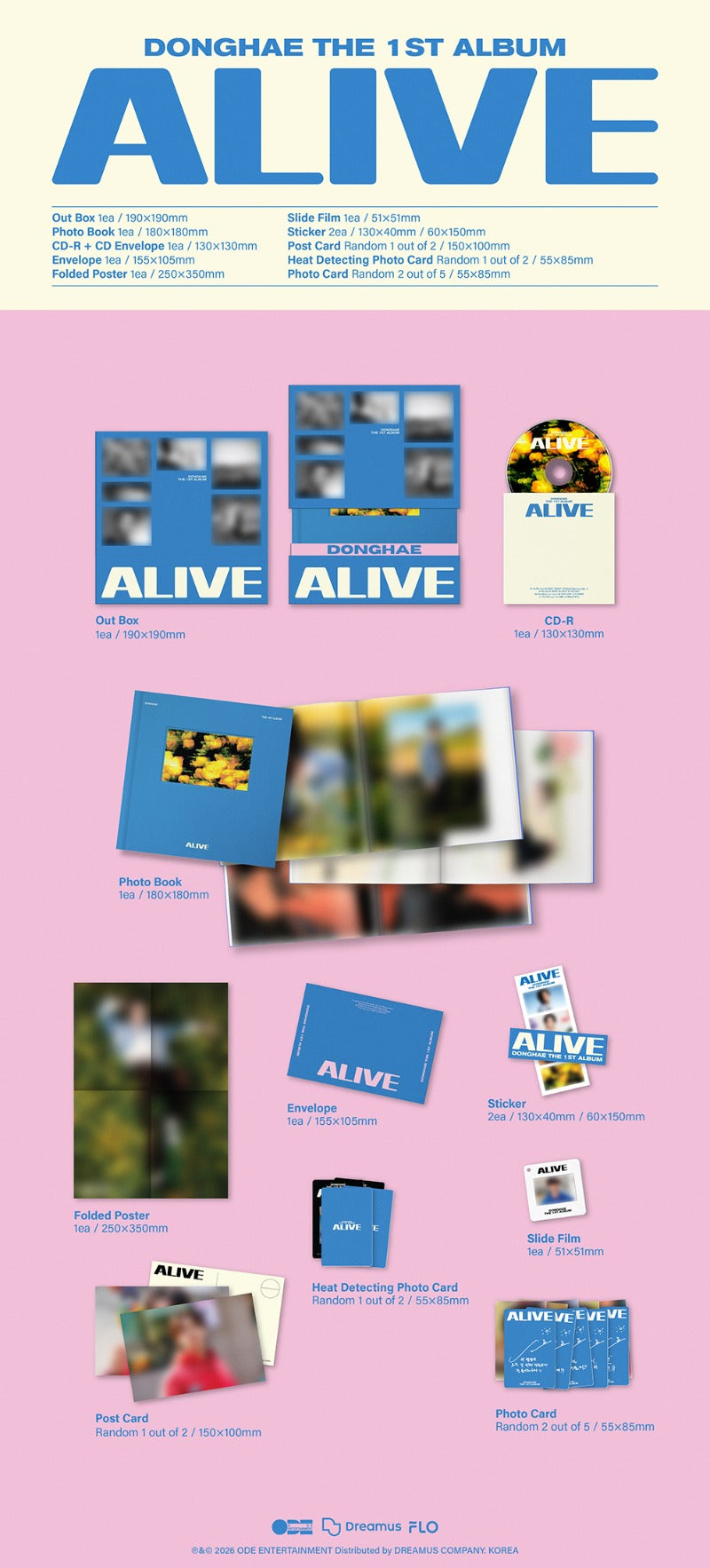 (Supplier/Applemusic) Super Junior Donghae - Alive [1st Album] (Photobook ver)