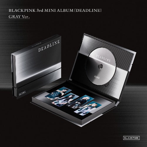 (Supplier/Applemusic/Weverse) BLACKPINK - DEADLINE [3rd Mini Album] (Gray ver)