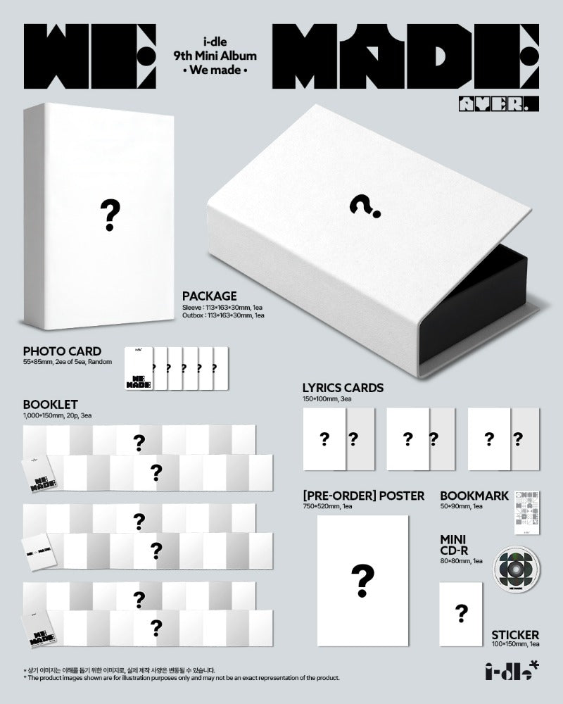 (Supplier/Applemusic POB) I-DLE - We Made [9th Mini Album] (A ver)