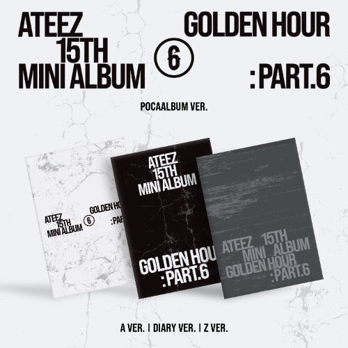 (Supplier/Toktoq) ATEEZ - Golden Hour Pt. 6 [15th Mini Album] (Poca Album ver)