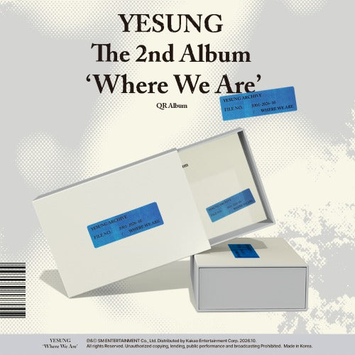 (Supplier/Applemusic POB) YESUNG - Where We Are [2nd Album] (QR ver)