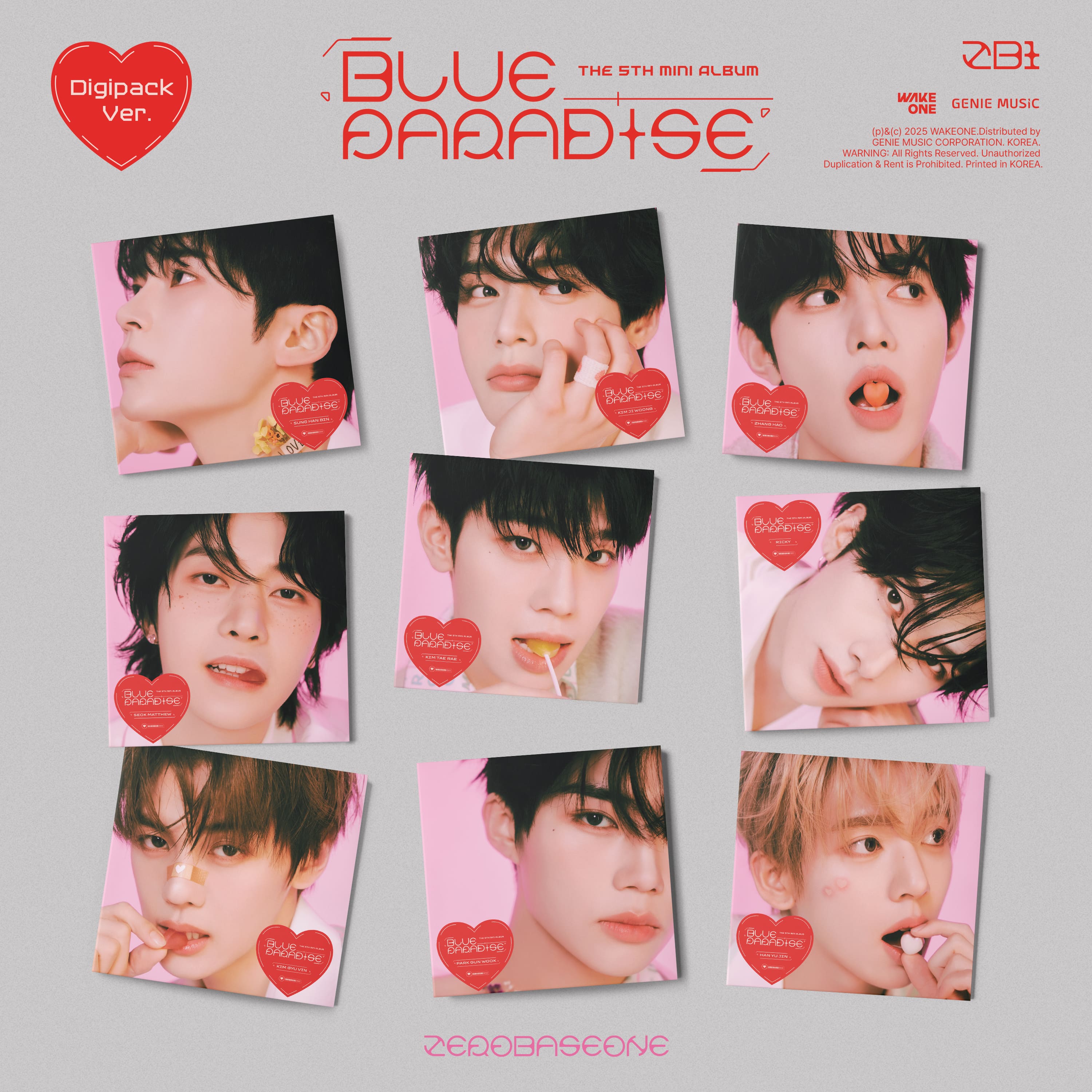 ZEROBASEONE - Blue Paradise (Digipack ver)