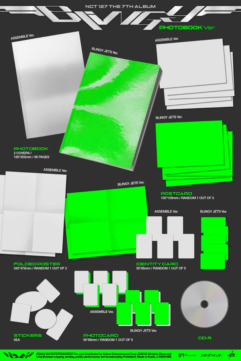 NCT 127 - BLINGY [7th Full Album] (Photobook ver)