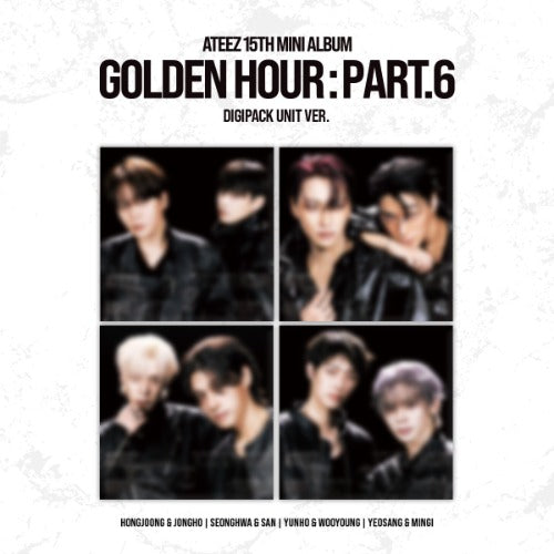 (Supplier/Applemusic/Toktoq) ATEEZ - Golden Hour Pt. 6 [15th Mini Album] (Unit Digipack ver)
