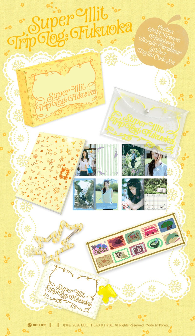 (Supplier/Weverse POB) ILLIT - SUPER ILLIT TRIP LOG : FUKUOKA