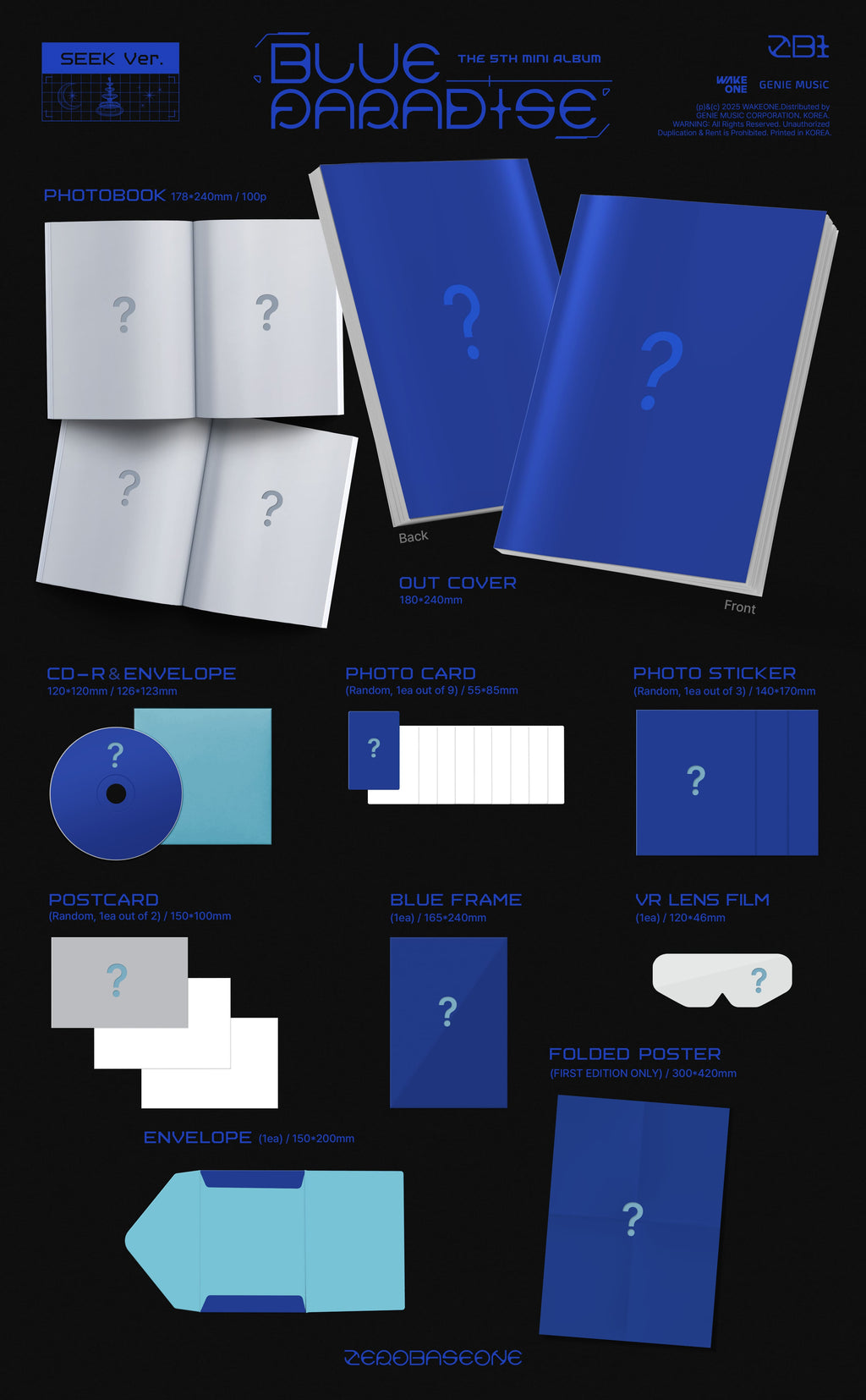 ZEROBASEONE - Blue Paradise (Photobook ver)