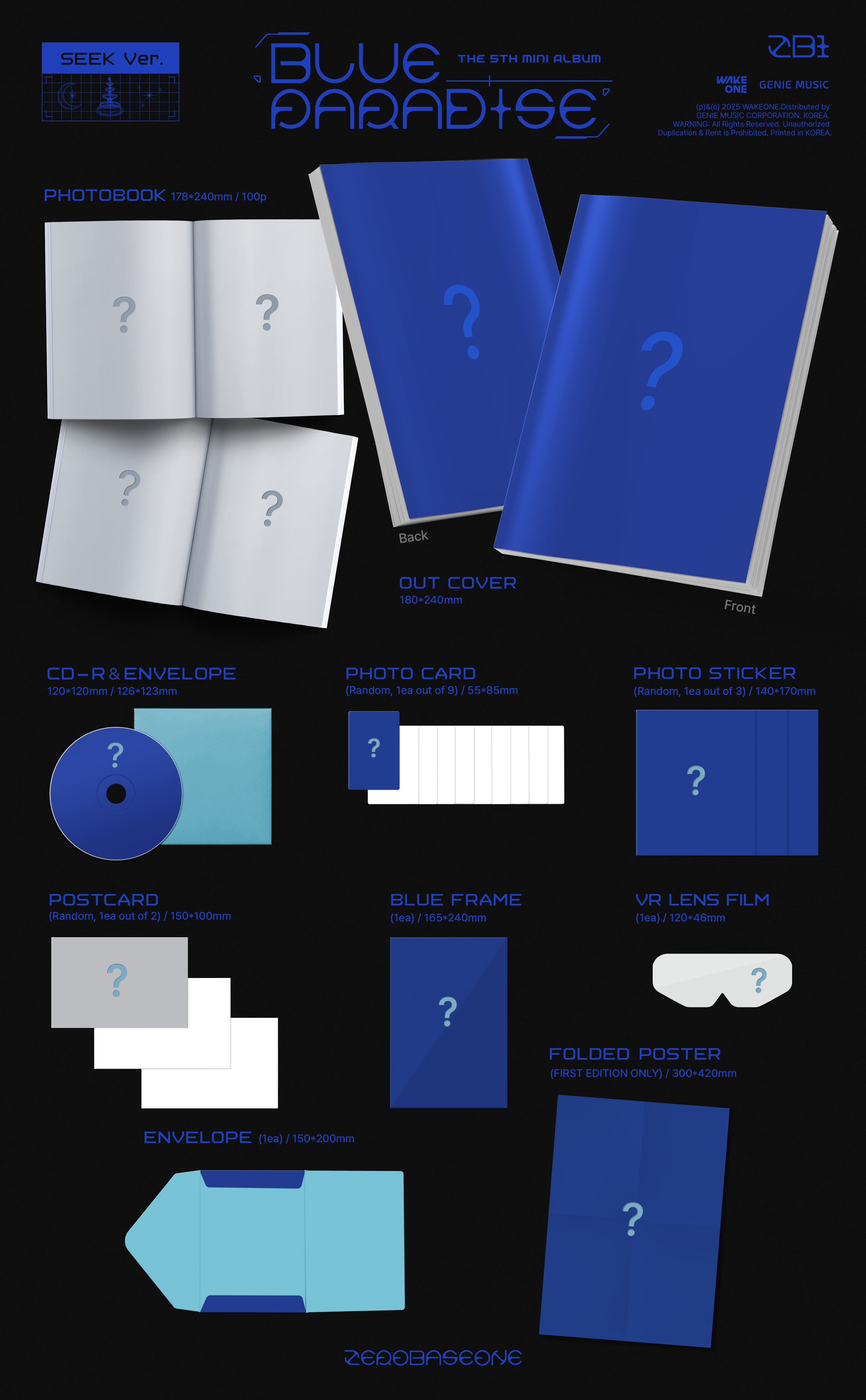 ZEROBASEONE - Blue Paradise (Photobook ver)