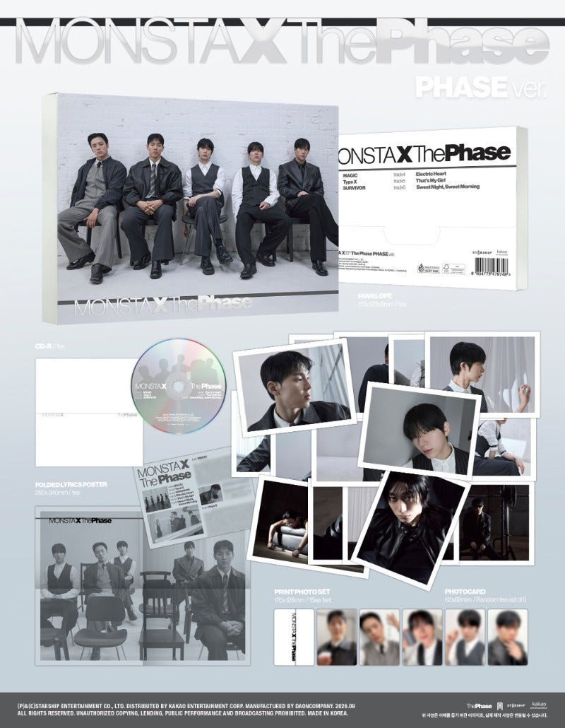 MONSTA X - The Phase [EP Album] (Photobook ver)