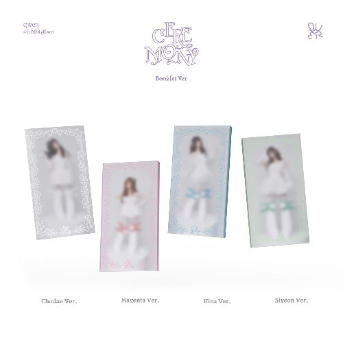 (Supplier/Weverse) QWER - Ceremony [4th Mini Album] (Booklet ver)