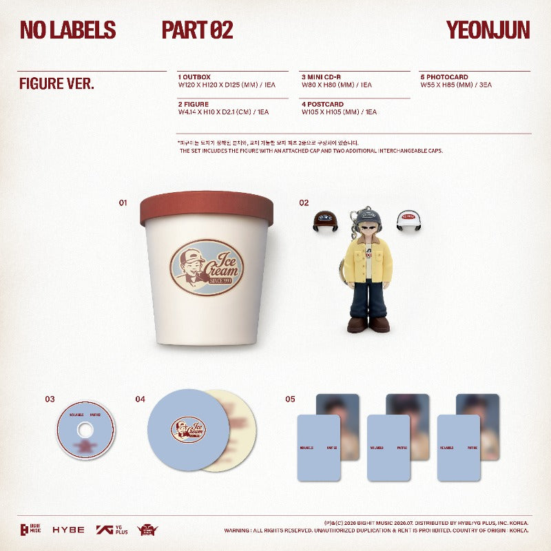 YEONJUN - No Labels: Pt. 02 [2nd Mini Album] (Figure ver)